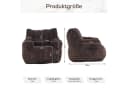 BlingBin Sitzsack Loungesessel Cord Braun Memory-Schaum Bild 1