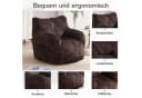 BlingBin Sitzsack Loungesessel Cord Braun Memory-Schaum Bild 4