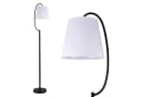 STANBOW Stehlampe Schwarz Bogenlampe mit flexiblem Arm Bild 2