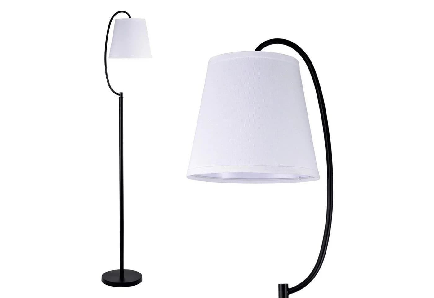 STANBOW Stehlampe Schwarz Bogenlampe mit flexiblem Arm - Bild 2