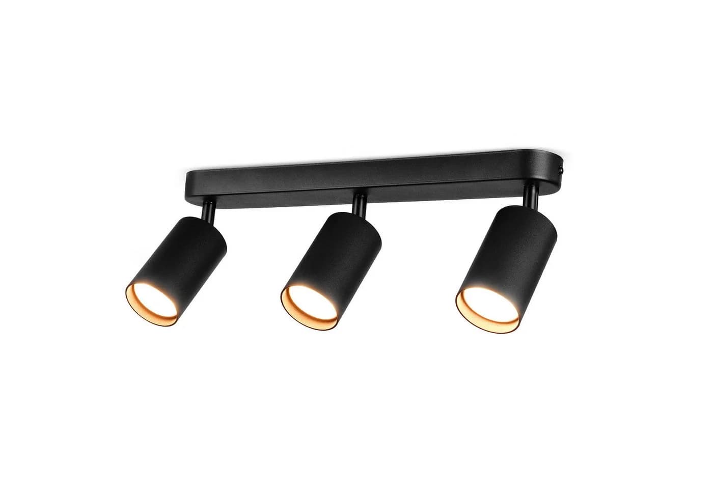 STANBOW Deckenstrahler LED 3x GU10 Schwarz 350° drehbar - Bild 2