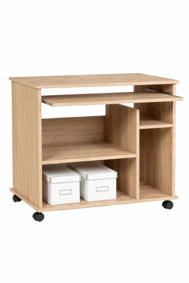 bv-vertrieb Computertisch 90x50 cm PC Tisch auf Rollen - Bild 2