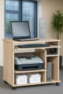 bv-vertrieb Computertisch 90x50 cm PC Tisch auf Rollen Bild 5