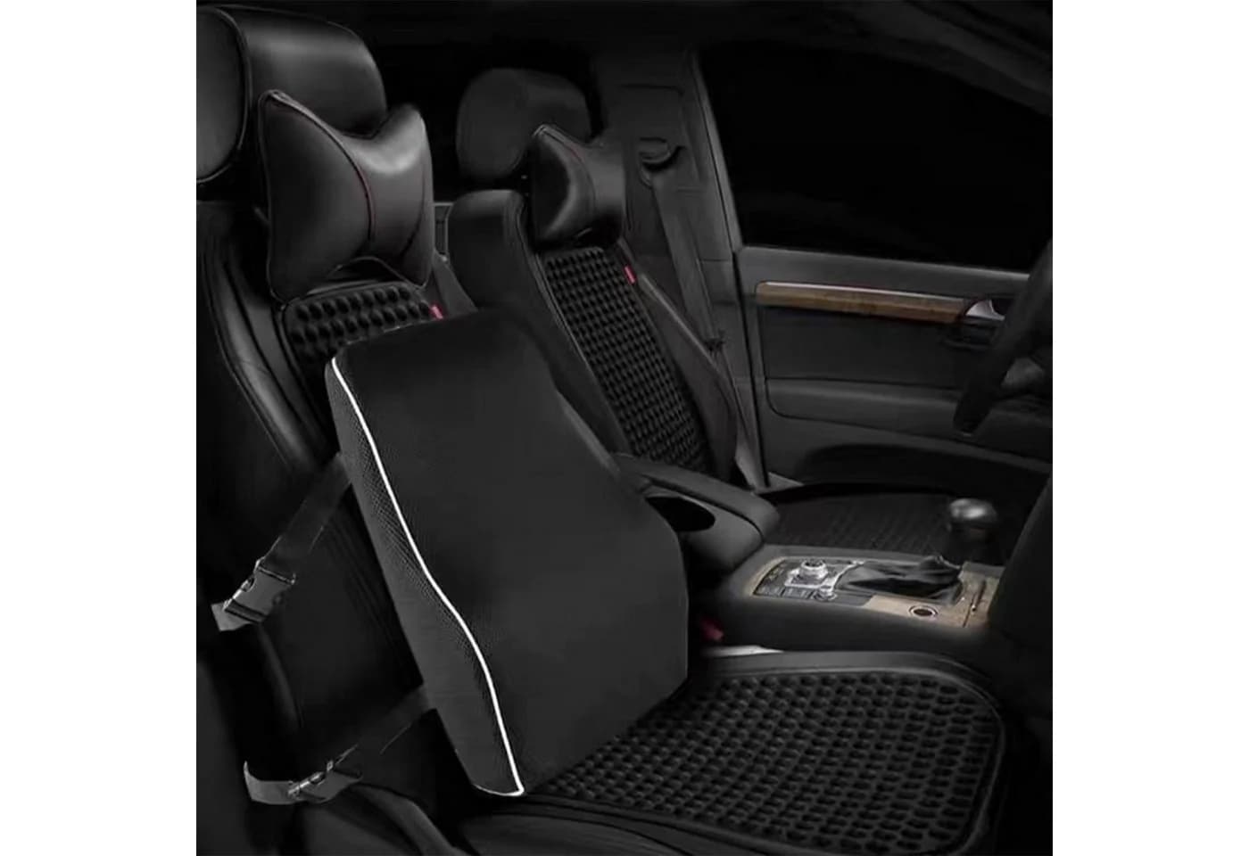 Mutig Rückenkissen Auto Lendenkissen Memory Foam Schwarz