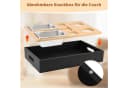 AIMAX Tabletttisch Couchbar Snackbox Schwarz mit 2 Snackschalen Bild 5