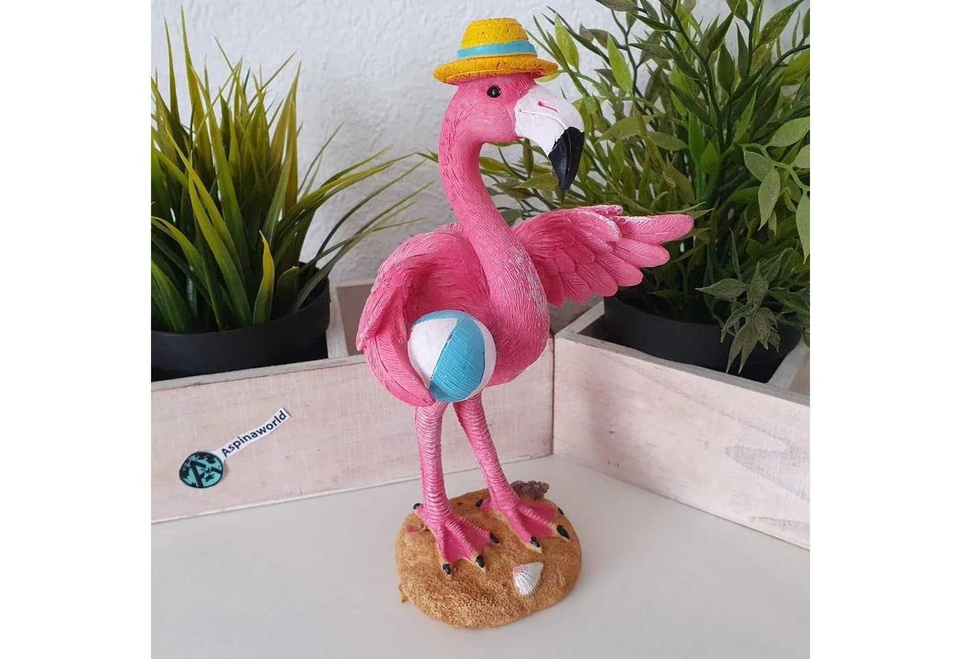 Aspinaworld Flamingo Dekofigur 2er Set 22 cm - Bild 4