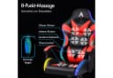 ALFORDSON Gaming-Stuhl Massagestuhl mit LED, 150° Neigung, PU-Leder, 180 kg Tragkraft Bild 4