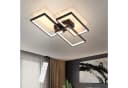 ZMH LED Deckenleuchte dimmbar mit Fernbedienung 63W Schwarz Bild 2