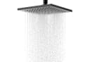 Oihpaw Regenduschkopf 200mm Edelstahl Schwarz/Gold 360° verstellbar Bild 2