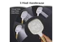 Oihpaw Duschsystem 4in1 Thermostat Regendusche Gebürstetes Gold Bild 5