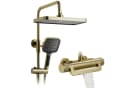 Oihpaw Duschsystem Premium Duschsäulen-Set 3in1 Regendusche mit Thermostat Bild 2