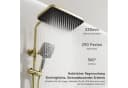 Oihpaw Duschsystem Premium Duschsäulen-Set 3in1 Regendusche mit Thermostat Bild 4