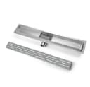 euroharry Duschrinne Edelstahl Bodenablauf Duschablauf Flach Slim Befliesbar Bild 1