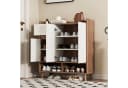 KLAM HOME Schuhschrank 99x35x90 cm mit verstellbaren Einlegeböden Bild 4