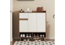 KLAM HOME Schuhschrank 99x35x90 cm mit verstellbaren Einlegeböden Bild 5