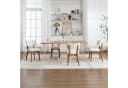 KLAM HOME Esszimmerstuhl Mid-Century Beige Satz von 2 Bild 4