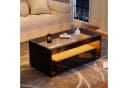 KLAM HOME Couchtisch Moderner Couchtisch mit 16-Farben LED-Beleuchtung Bild 4