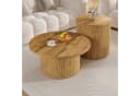 KLAM HOME Couchtisch Set Mit Naturholzoptik Aus MDF Bild 5