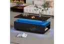 KLAM HOME Couchtisch Höhenverstellbar Mit LED Beleuchtung Und Schublade Bild 4