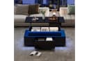 KLAM HOME Couchtisch Höhenverstellbar Mit LED Beleuchtung Und Schublade Bild 5