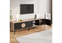 KLAM HOME Lowboard 180cm TV Schrank Dunkle Nussbaum Optik Bild 5