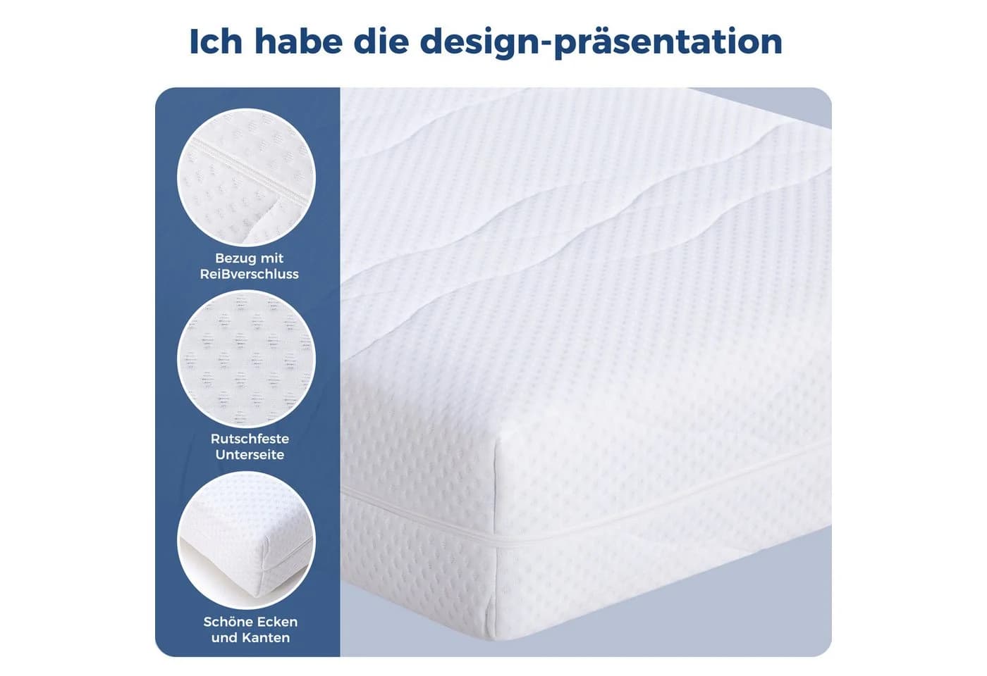 KLAM HOME Taschenfederkernmatratze Luxus 7-Zonen 20cm - Bild 4