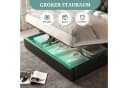 LVHOM Boxspringbett 180x200 cm Kunstleder Metallrahmen Bild 5