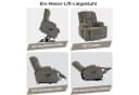 KLAM HOME Relaxsessel TV-Massagesessel mit Aufstehfunktion, Wärme & 4D-Vibration Bild 4