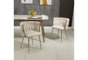 KLAM HOME Esszimmerstuhl Samt Gold Bild 1