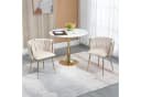 KLAM HOME Esszimmerstuhl Samt Gold Bild 3