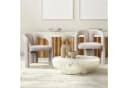 KLAM HOME Esszimmerstuhl Samt Modern Beige Bild 1
