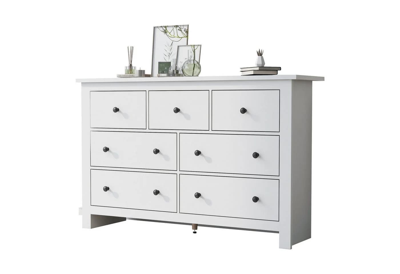 KLAM HOME Sideboard Weiß Modern - Bild 2