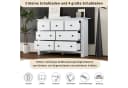 KLAM HOME Sideboard Weiß Modern Bild 5