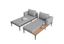 KLAM HOME Multifunktionales Outdoor Sofa mit Ablageflächen Bild 1