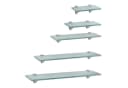 Clanmacy Wandregal Glasregal Milchglas 20-60cm Bild 2