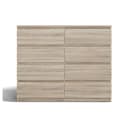 MAGOWA MAGWA M8 Schubkastenkommode Modern Beige Grifflos Bild 1