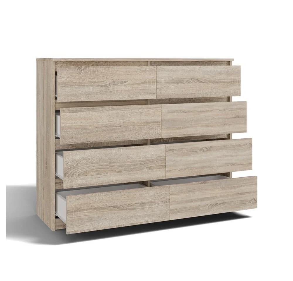 MAGOWA MAGWA M8 Schubkastenkommode Modern Beige Grifflos - Bild 3