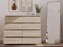 MAGOWA MAGWA M8 Schubkastenkommode Modern Beige Grifflos Bild 5