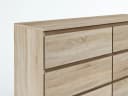 MAGOWA Kommode 8 Schubladen Modern Braun Bild 5