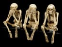 Figuren Shop GmbH Kantenhocker Skelett 3er Set Veronese Gothic Dekoration Bild 3
