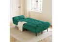 Jiexi 3-Sitzer Sofa Mit Schlaffunktion Grün Leinen Bild 3