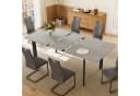 Jiexi Essgruppe Esstisch Mit 4-8 Stühlen Set, Ausziehbar 160-200cm Bild 3