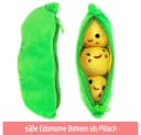 BEMIRO Edamame Stofftier Grün Polyester Bild 3