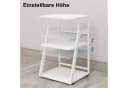 PUNCIA Druckertisch 3 Schichten 50x50cm Weiß Bild 5