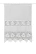 HOSSNER - ART OF HOME DECO Scheibengardine 45x60 cm Romantische Stickerei Bild 3