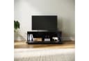 SONNI TV-Schrank 100cm Weiß Schwarz Hochglanz Bild 3