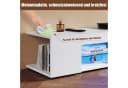 SONNI Lowboard TV Schrank Weiß Grifflos Bild 3