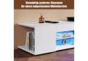 SONNI Lowboard TV Schrank Weiß Grifflos Bild 5
