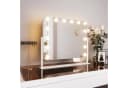SONNI Schminkspiegel mit LED-Beleuchtung und 10-facher Lupe Bild 2
