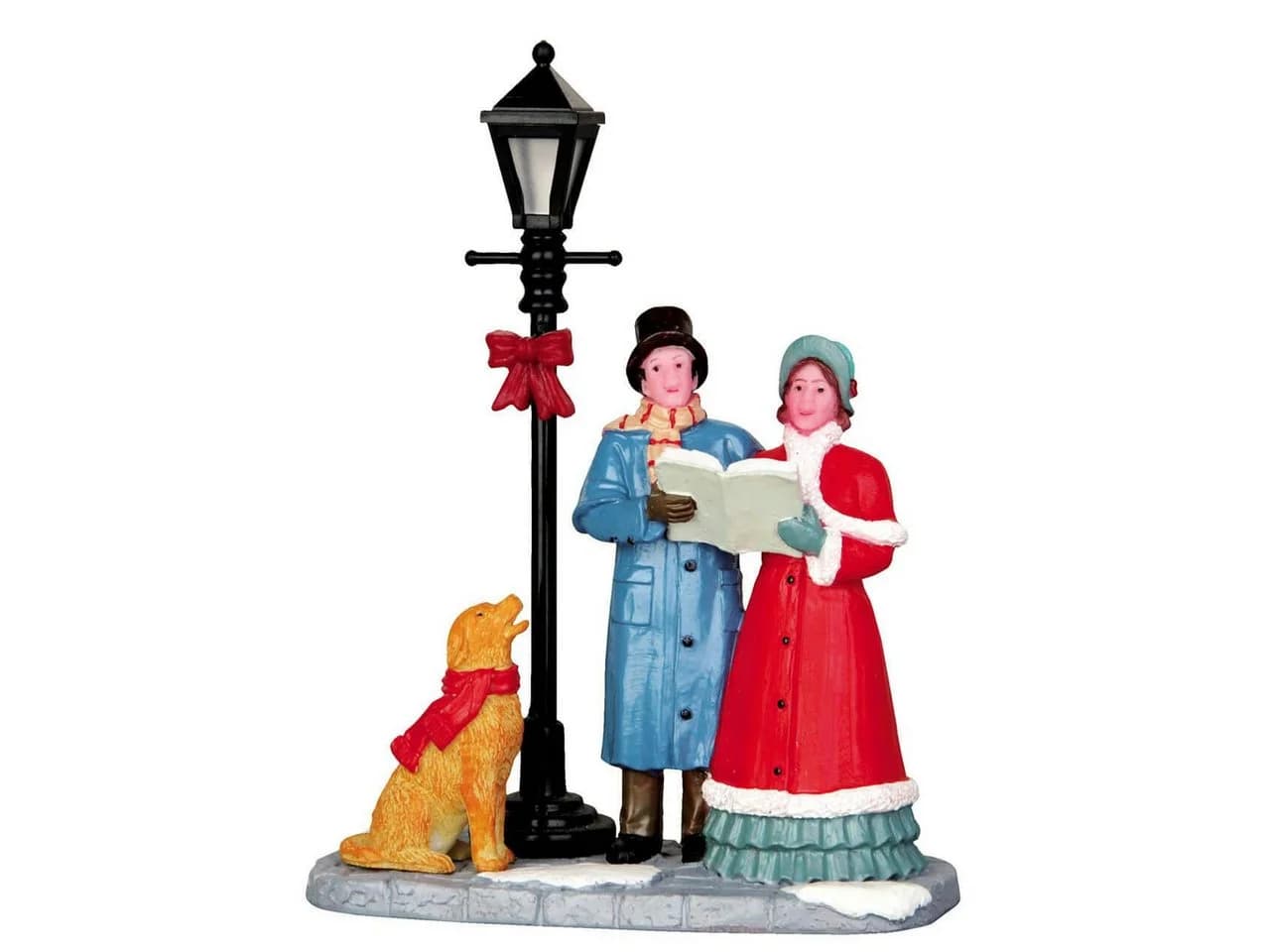 LeMax Weihnachtsdorf Figurengruppe "Singing Carols" Polyresin
